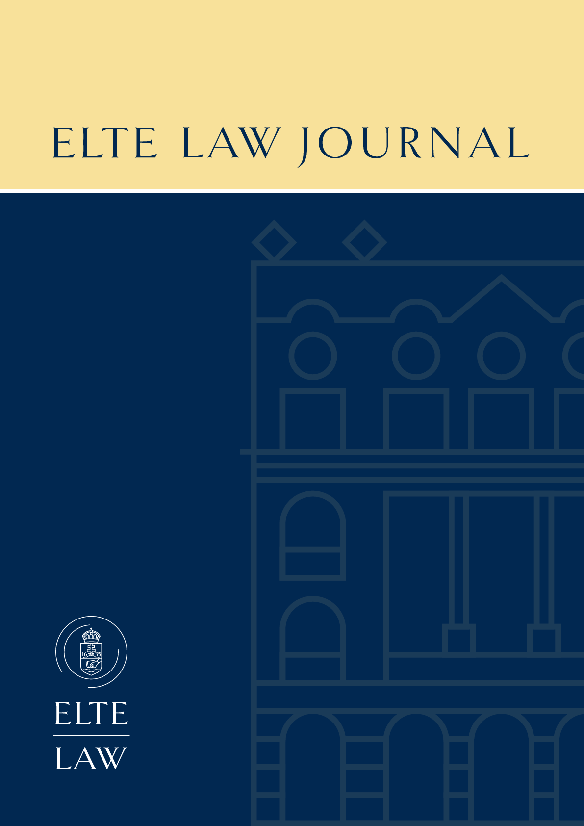 ELTE Law Journal cover